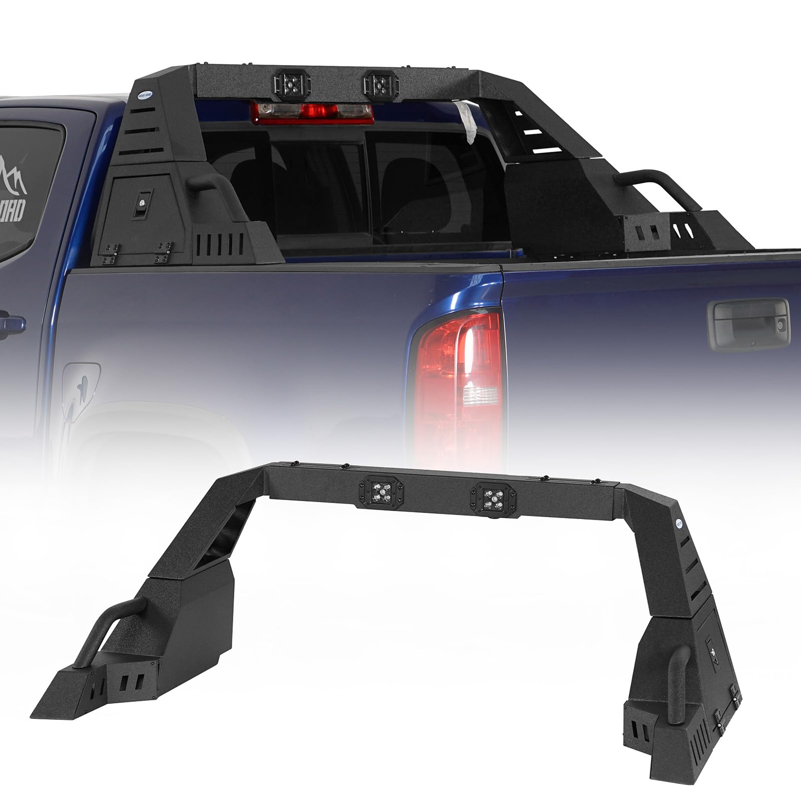 Amazon.com: Hooke Road Mid-Size Truck Sport Roll Bar Adjustable
